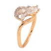 Кольцо Xuping цвет Позолота 18K+Родий "Узор из кристаллов" фото №2 Кольцо Xuping цвет Позолота 18K+Родий "Узор из кристаллов" фото №2