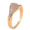 Кольцо Xuping цвет Позолота 18K+Родий "Инкрустация кристаллами" фото №2 Кольцо Xuping цвет Позолота 18K+Родий "Инкрустация кристаллами" фото №2