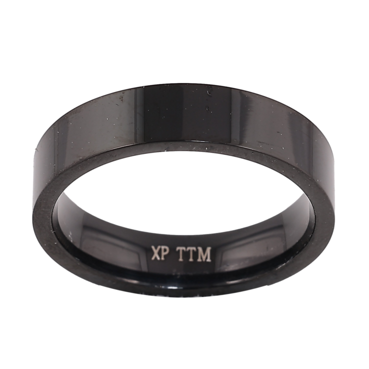 Каблучка Xuping TTM Stainless Steel колір black класика шир. 5мм фото №13 Каблучка Xuping TTM Stainless Steel колір black класика шир. 5мм фото №13