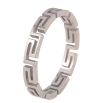 Кольцо Xuping TTM Stainless Steel цвет Родий "Меандровая линия" шир. 3мм фото №2 Кольцо Xuping TTM Stainless Steel цвет Родий "Меандровая линия" шир. 3мм фото №2