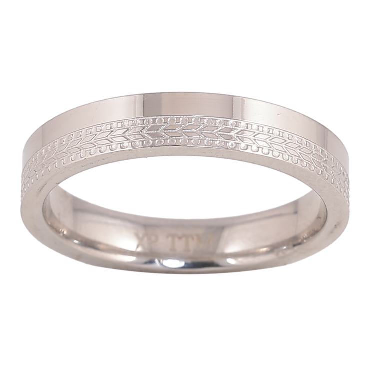 Каблучка Xuping TTM Stainless Steel колір Родій "Декоративний візерунок" шир. 4мм фото №14 Каблучка Xuping TTM Stainless Steel колір Родій "Декоративний візерунок" шир. 4мм фото №14