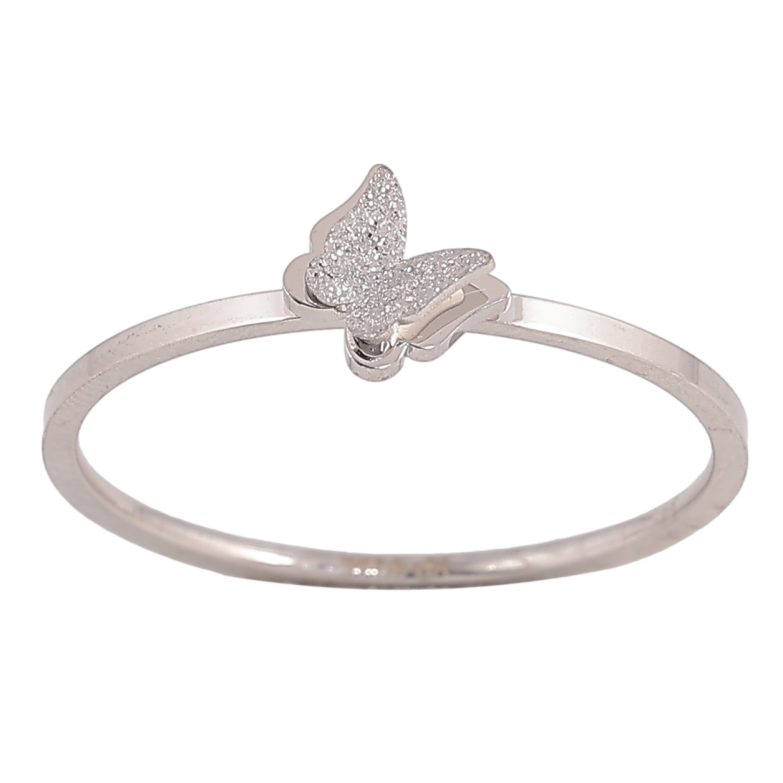 Кольцо Xuping TTM Stainless Steel цвет Родий "Бабочка" фото №1 Кольцо Xuping TTM Stainless Steel цвет Родий "Бабочка" фото №1