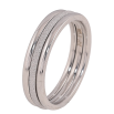 Кольцо Xuping TTM Stainless Steel цвет Родий "Тройное" шир.1.5мм фото №2 Кольцо Xuping TTM Stainless Steel цвет Родий "Тройное" шир.1.5мм фото №2