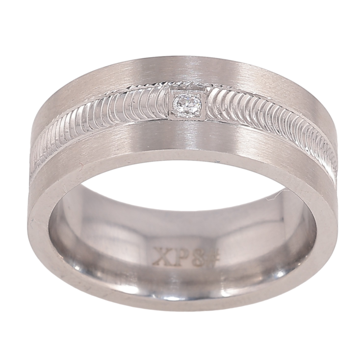Каблучка Xuping TTM Stainless Steel колір Родій "Вставка кристал" шир. 8мм фото №19 Каблучка Xuping TTM Stainless Steel колір Родій "Вставка кристал" шир. 8мм фото №19