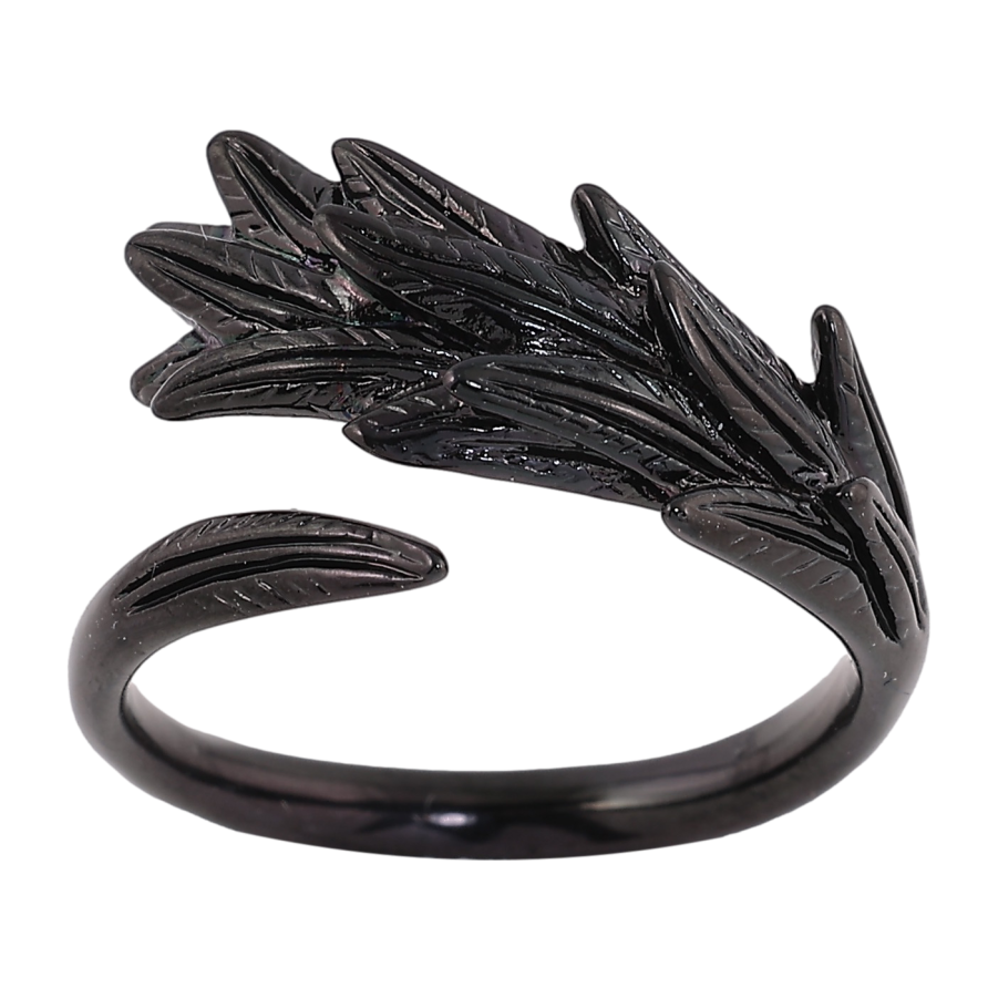 Кольцо Xuping TTM Stainless Steel цвет black узор декоративный фото №1 Кольцо Xuping TTM Stainless Steel цвет black узор декоративный фото №1