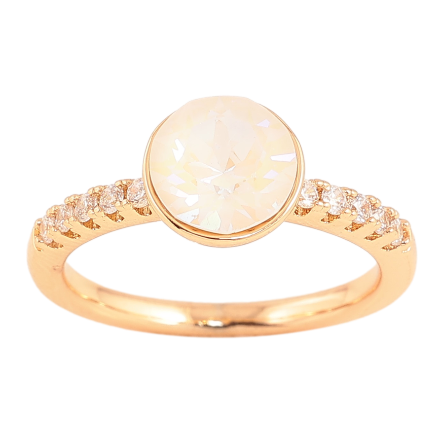 Кольцо Xuping цвет 18K с кристаллами Swarovski Кристалл Ochre Delite фото №1 Кольцо Xuping цвет 18K с кристаллами Swarovski Кристалл Ochre Delite фото №1