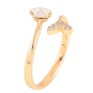 Каблучка Xuping колір Позолота 18K із кристалами Swarovski "Кристальна зірка АВ" фото №2 Каблучка Xuping колір Позолота 18K із кристалами Swarovski "Кристальна зірка АВ" фото №2