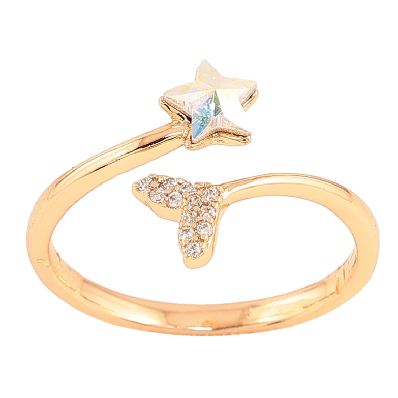 Каблучка Xuping колір Позолота 18K із кристалами Swarovski "Кристальна зірка АВ" фото №15 Каблучка Xuping колір Позолота 18K із кристалами Swarovski "Кристальна зірка АВ" фото №15