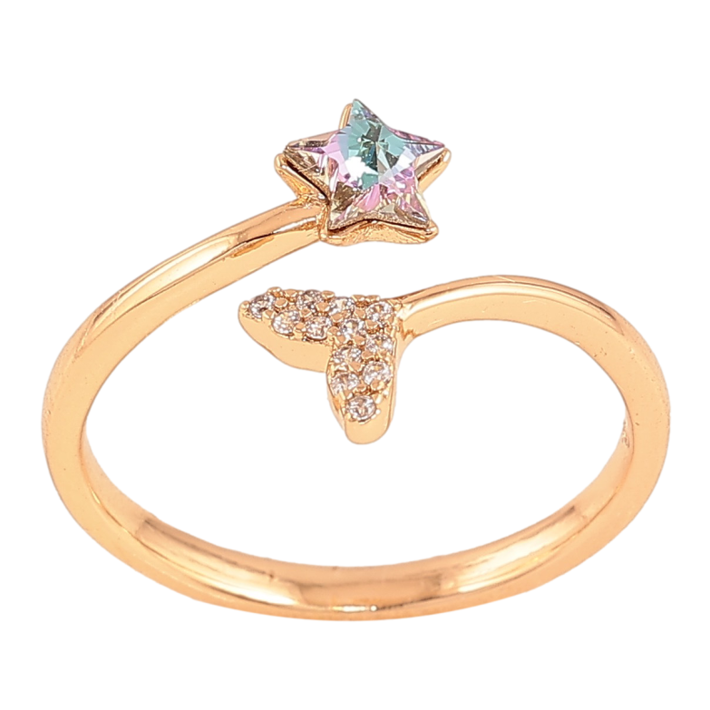 Каблучка Xuping колір Позолота 18K з кристалами Swarovski "Кристальна зірка Paradise Shine" фото №7 Каблучка Xuping колір Позолота 18K з кристалами Swarovski "Кристальна зірка Paradise Shine" фото №7