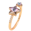 Кольцо Xuping цвет Позолота 18K с кр-ми Swarovski "Две кристальные звезды Paradise Shine" фото №2 Кольцо Xuping цвет Позолота 18K с кр-ми Swarovski "Две кристальные звезды Paradise Shine" фото №2