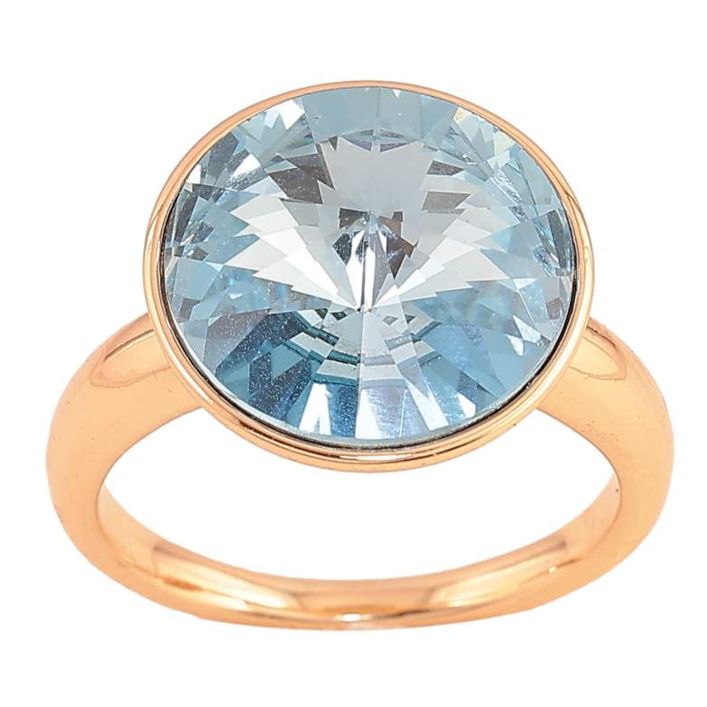 Каблучка Xuping колір Позолота 18K з кр-ми Swarovski "Кристал Aquamarine" ø 15мм фото №10 Каблучка Xuping колір Позолота 18K з кр-ми Swarovski "Кристал Aquamarine" ø 15мм фото №10
