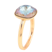 Каблучка Xuping колір Позолота 18K з кр-ми Swarovski "Кристал Ocean Delite" 13х13мм фото №4 Каблучка Xuping колір Позолота 18K з кр-ми Swarovski "Кристал Ocean Delite" 13х13мм фото №4