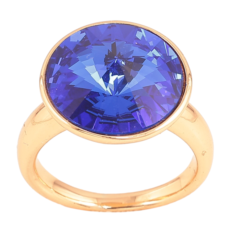 Каблучка Xuping колір Позолота 18K з кр-ми Swarovski "Кристал Capri Blue" ø 15мм фото №8 Каблучка Xuping колір Позолота 18K з кр-ми Swarovski "Кристал Capri Blue" ø 15мм фото №8