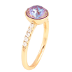 Каблучка Xuping колір Позолота 18K з кр-ми Swarovski "Кристал Burgundy Delite" ø 9мм фото №3 Каблучка Xuping колір Позолота 18K з кр-ми Swarovski "Кристал Burgundy Delite" ø 9мм фото №3