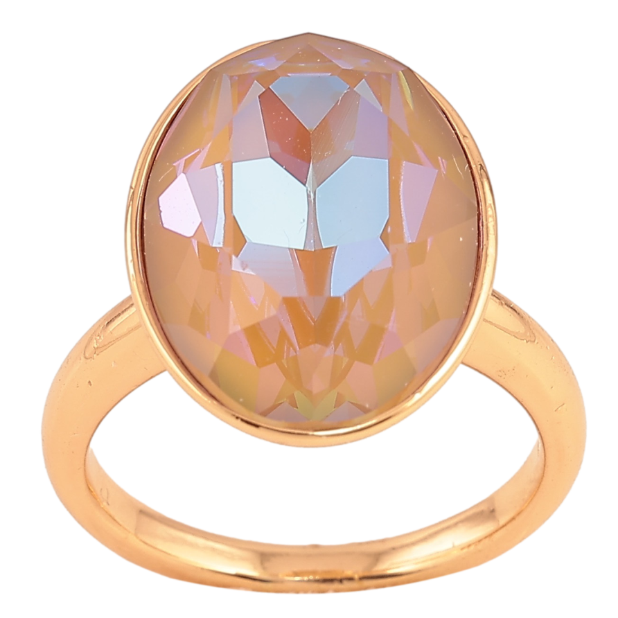 Кольцо Xuping цвет Позолота 18K с кр-ми Swarovski "Кристалл Cappuccino Delite" 19х15мм фото №1 Кольцо Xuping цвет Позолота 18K с кр-ми Swarovski "Кристалл Cappuccino Delite" 19х15мм фото №1