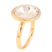 Кольцо Xuping цвет Позолота 18K с кр-ми Swarovski "Кристалл Clear" ø 17мм фото №2