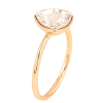 Каблучка Xuping колір Позолота 18K з кр-ми Swarovski "Кристал Clear" фото №2 Каблучка Xuping колір Позолота 18K з кр-ми Swarovski "Кристал Clear" фото №2