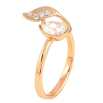 Каблучка Xuping колір Позолота 18K з кр-ми Swarovski "Кристал Clear з листочком" фото №2 Каблучка Xuping колір Позолота 18K з кр-ми Swarovski "Кристал Clear з листочком" фото №2