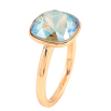 Каблучка Xuping колір Позолота 18K з кр-ми Swarovski "Кристал Erinite Shimmer" 13х13мм фото №4 Каблучка Xuping колір Позолота 18K з кр-ми Swarovski "Кристал Erinite Shimmer" 13х13мм фото №4