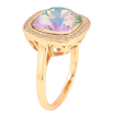 Каблучка Xuping колір Позолота 18K з кр-ми Swarovski "Кристал Erinite Shimmer" 16х16мм фото №3 Каблучка Xuping колір Позолота 18K з кр-ми Swarovski "Кристал Erinite Shimmer" 16х16мм фото №3