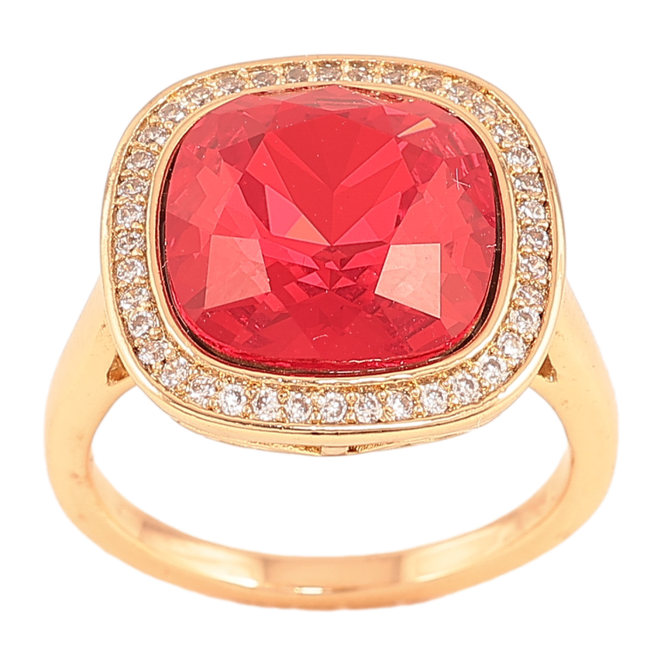 Каблучка Xuping колір Позолота 18K з кр-ми Swarovski "Кристал Siam" 16х16мм фото №13 Каблучка Xuping колір Позолота 18K з кр-ми Swarovski "Кристал Siam" 16х16мм фото №13