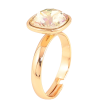 Кольцо Xuping цвет Позолота 18K с кр-ми Swarovski "Кристалл Luminous Green" 12х12мм фото №3 Кольцо Xuping цвет Позолота 18K с кр-ми Swarovski "Кристалл Luminous Green" 12х12мм фото №3