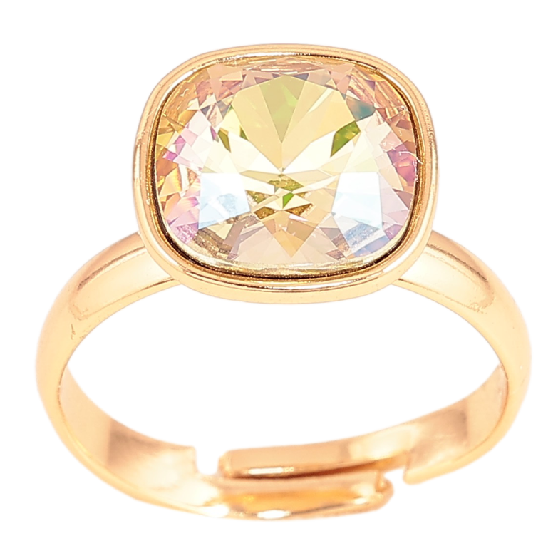 Каблучка Xuping колір Позолота 18K з кр-ми Swarovski "Кристал Luminous Green" 12х12мм фото №13 Каблучка Xuping колір Позолота 18K з кр-ми Swarovski "Кристал Luminous Green" 12х12мм фото №13