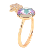 Кольцо Xuping цвет Позолота 18K с кр-ми Swarovski "Кристалл Paradise Shine с звездой" фото №3