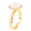 Каблучка Xuping колір 18K з кр-ми Swarovski Кристал Pink Opal 12х12мм фото №3