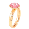 Кольцо Xuping цвет Позолота 18K с кр-ми Swarovski "Кристалл Rose" ø 10мм фото №3
