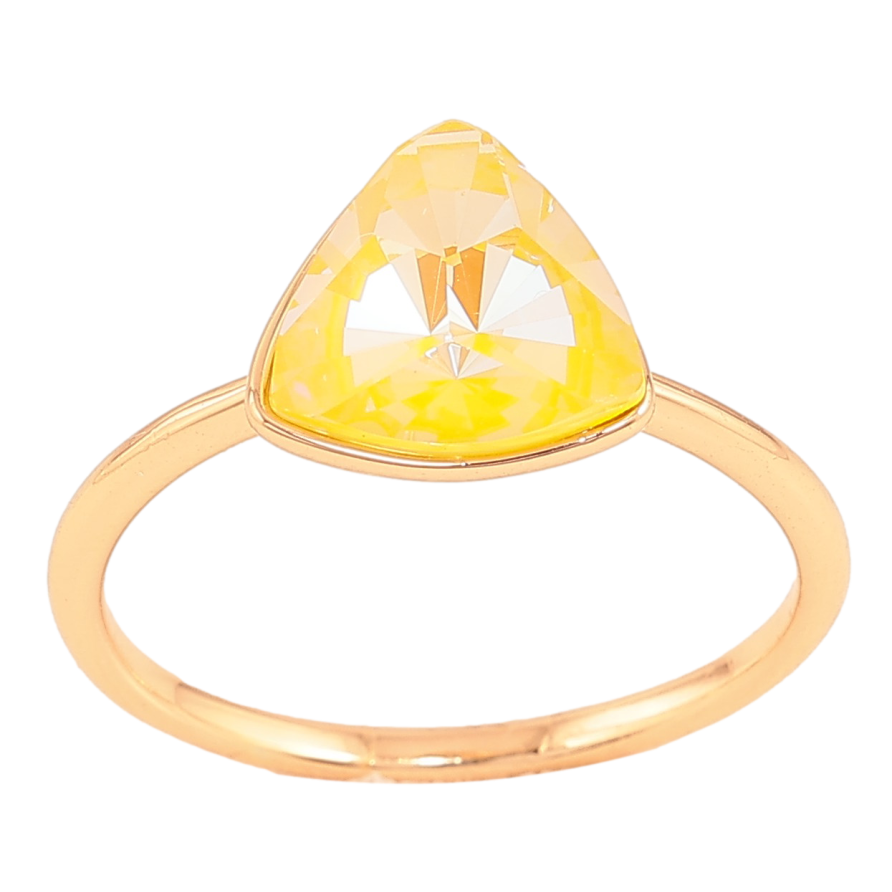 Каблучка Xuping колір Позолота 18K з кр-ми Swarovski "Кристал Sunshine Delite" фото №1 Каблучка Xuping колір Позолота 18K з кр-ми Swarovski "Кристал Sunshine Delite" фото №1