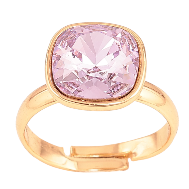 Каблучка Xuping колір Позолота 18K з кр-ми Swarovski "Кристал Tanzanite" 12х12мм фото №6 Каблучка Xuping колір Позолота 18K з кр-ми Swarovski "Кристал Tanzanite" 12х12мм фото №6