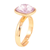Каблучка Xuping колір Позолота 18K з кр-ми Swarovski "Кристал Tanzanite" 12х12мм фото №3 Каблучка Xuping колір Позолота 18K з кр-ми Swarovski "Кристал Tanzanite" 12х12мм фото №3