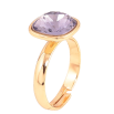 Каблучка Xuping колір Позолота 18K з кр-ми Swarovski "Кристал Tanzanite" 12х12мм фото №2 Каблучка Xuping колір Позолота 18K з кр-ми Swarovski "Кристал Tanzanite" 12х12мм фото №2