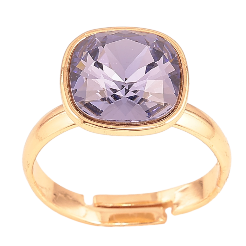 Каблучка Xuping колір Позолота 18K з кр-ми Swarovski "Кристал Tanzanite" 12х12мм фото №14 Каблучка Xuping колір Позолота 18K з кр-ми Swarovski "Кристал Tanzanite" 12х12мм фото №14