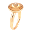 Каблучка Xuping колір Позолота 18K з кр-ми Swarovski "Кристал Topaz" ø 15мм фото №3 Каблучка Xuping колір Позолота 18K з кр-ми Swarovski "Кристал Topaz" ø 15мм фото №3