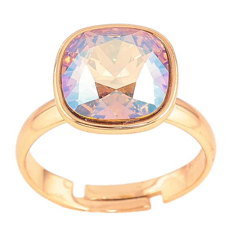 Каблучка Xuping колір Позолота 18K з кр-ми Swarovski "Кристал Topaz Shimmer" 12х12мм фото №17 Каблучка Xuping колір Позолота 18K з кр-ми Swarovski "Кристал Topaz Shimmer" 12х12мм фото №17