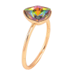 Кольцо Xuping цвет Позолота 18K с кр-ми Swarovski "Кристалл Vitrail Medium" фото №3
