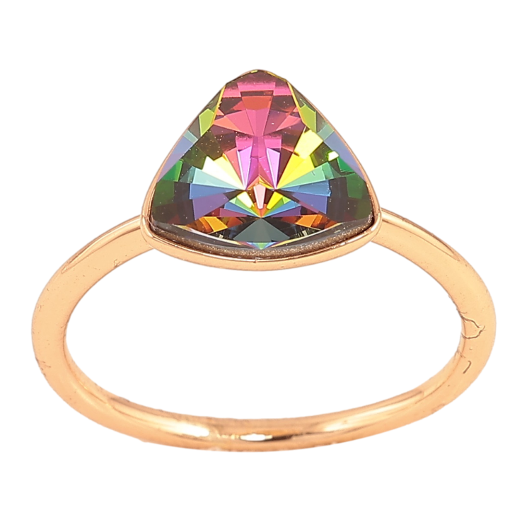 Каблучка Xuping колір Позолота 18K з кр-ми Swarovski "Кристал Vitrail Medium" фото №4 Каблучка Xuping колір Позолота 18K з кр-ми Swarovski "Кристал Vitrail Medium" фото №4