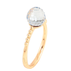 Кольцо Xuping цвет Позолота 18K с кр-ми Swarovski "Кристальный шар Aquamarine" ø 8мм фото №3