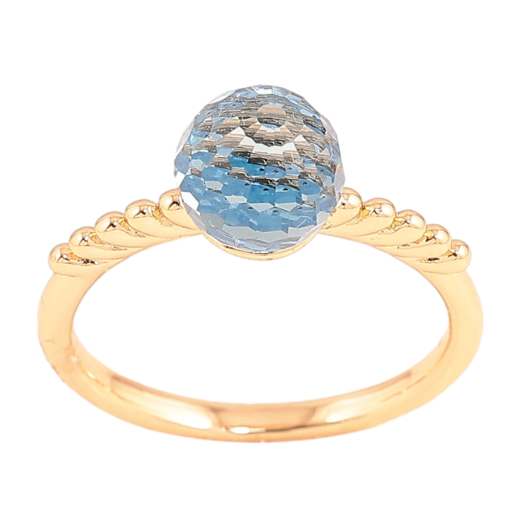 Каблучка Xuping колір Позолота 18K з кр-ми Swarovski "Кристальна куля Aquamarine" ø 8мм фото №10 Каблучка Xuping колір Позолота 18K з кр-ми Swarovski "Кристальна куля Aquamarine" ø 8мм фото №10