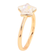 Кольцо Xuping цвет Позолота 18K с кр-ми Swarovski "Кристальная звезда AВ" фото №2 Кольцо Xuping цвет Позолота 18K с кр-ми Swarovski "Кристальная звезда AВ" фото №2