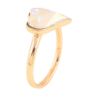 Каблучка Xuping колір Позолота 18K з кр-ми Swarovski "Кристальне серце АВ" фото №3 Каблучка Xuping колір Позолота 18K з кр-ми Swarovski "Кристальне серце АВ" фото №3