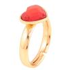 Кольцо Xuping цвет Позолота 18K с кр-ми Swarovski "Кристальное сердце Siam" фото №2 Кольцо Xuping цвет Позолота 18K с кр-ми Swarovski "Кристальное сердце Siam" фото №2