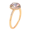 Каблучка Xuping колір Позолота 18K з кр-ми Swarovski "Кристальне серце Paradise Shine" фото №3 Каблучка Xuping колір Позолота 18K з кр-ми Swarovski "Кристальне серце Paradise Shine" фото №3