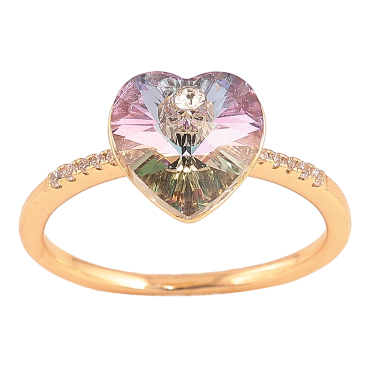 Кольцо Xuping цвет Позолота 18K с кр-ми Swarovski "Кристальное сердце Paradise Shine" фото №10 Кольцо Xuping цвет Позолота 18K с кр-ми Swarovski "Кристальное сердце Paradise Shine" фото №10