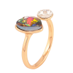 Каблучка Xuping колір Позолота 18K з кр-ми Swarovski "Кристальне серце Vitrail Medium та Clear" фото №4 Каблучка Xuping колір Позолота 18K з кр-ми Swarovski "Кристальне серце Vitrail Medium та Clear" фото №4