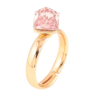 Кольцо Xuping цвет Позолота 18K с кр-ми Swarovski "Кристальный куб Rose" 6х6мм фото №2 Кольцо Xuping цвет Позолота 18K с кр-ми Swarovski "Кристальный куб Rose" 6х6мм фото №2