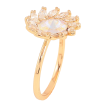 Каблучка Xuping колір Позолота 18K з кр-ми Swarovski "Квітка з кристалом АВ" фото №3 Каблучка Xuping колір Позолота 18K з кр-ми Swarovski "Квітка з кристалом АВ" фото №3