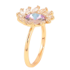 Каблучка Xuping колір Полота 18K з кр-ми Swarovski "Квітка з кристалом Paradise Shine" фото №3 Каблучка Xuping колір Полота 18K з кр-ми Swarovski "Квітка з кристалом Paradise Shine" фото №3